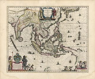 India quae Orientalis dicitur - Joan Blaeu c.1650