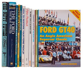 Allen, John S / Miller, Ray / Adler, Dennis / Hodges, David / Robson, Graham / Ludvigsen, Karl E... Libros sobre Ford. Piezas: 11.