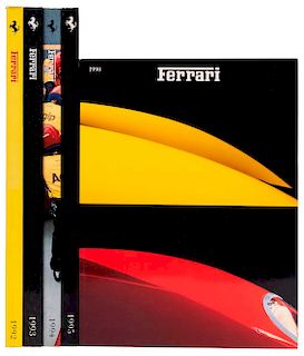 Rogliatti, Gianni / Gozzi, Franco. Ferrari Yearbook 1990, 1992, 1993, 1994 y 1995. Piezas: 5.