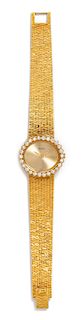 An 18 Karat Yellow Gold and Diamond Ref. 98120 Wristwatch, Piaget, 39.40 dwts.