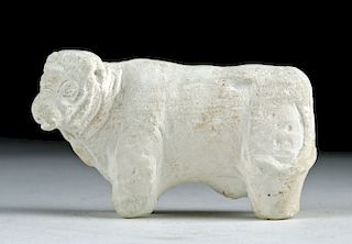 Greek Hellenistic Limestone Votive - Cow
