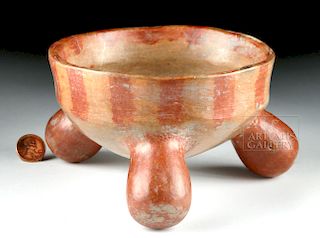 Michoacan Pottery Tripod Rattle Dish