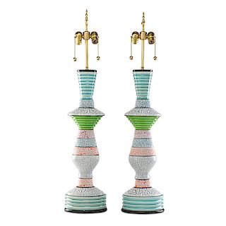AMY KLINE PAIR OF TABLE LAMPS