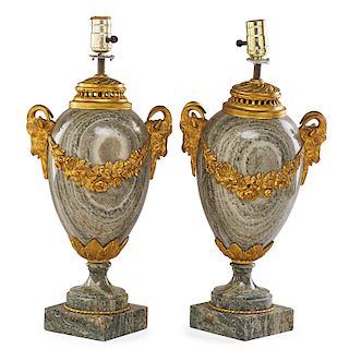 PAIR OF LOUIS XVI STYLE TABLE LAMPS