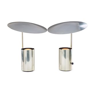 GEORGE NELSON PAIR OF HALF NELSON TABLE LAMPS