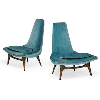 PAIR OF ADRIAN PEARSALL FOR KARPEN CHAIRS