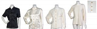 * A Group of Twelve Chanel Blouses,