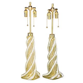 PAIR OF ARCHIMEDE SEGUSO TABLE LAMPS