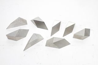 Roland Gebhardt "Modular Sculpture" Cast Aluminum