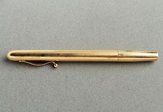 14K Yellow Gold Mechanical Pencil for Thick Lead