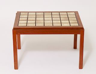 Roger Capron Manner Side Table w Tiled Top