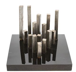 Modern Rectangles Steel Sculpture