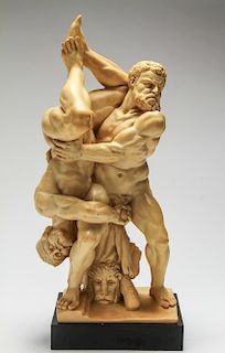 G. Ruggeri Hercules Diomedes Erotic Sculpture
