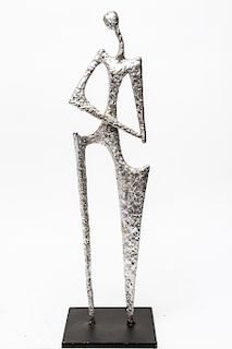 Modern Standing Figural Metal Sculpture