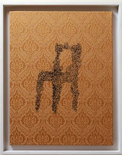 David Byrne "Macaroni" Embroidery on Upholstery