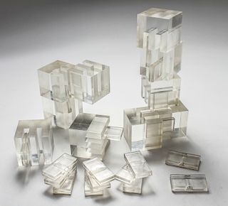 Bennett Cerf Brentano's Acrylic Puzzle / Sculpture