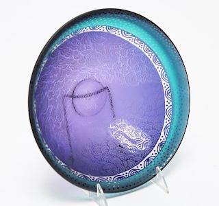 Canadian Studio Art Glass Bowl by Cheryl Takacs