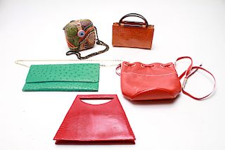 Ladies' Designer Handbags incl. Mizrahi, 5 Pcs.