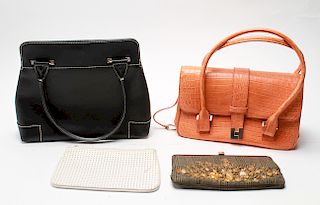 Lambertson Truex Designer Handbags, 4 Pcs.