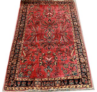 Sarouk Persian Carpet 3' 6" x 5' 2"