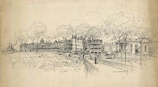 Vernon Howe Bailey - Forest Glen, Maryland drawing
