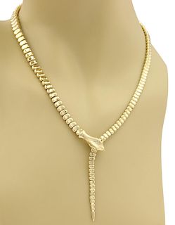 Tiffany & Co. Peretti 18k Fancy Snake Collar Necklace