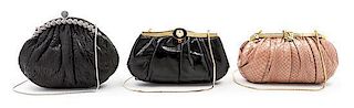 * A Group of Three Judith Leiber Bags,
