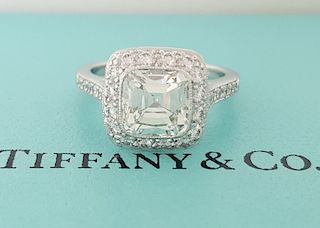 Tiffany & Co 2.29tcw Legacy Diamond PT Engagement Ring