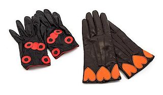 * Two Pairs of Designer Gloves,