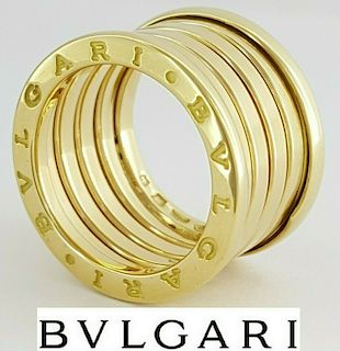 Bulgari B. Zero 1 Italy 18K Gold Four Bands / Ring
