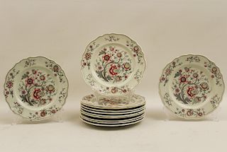 GROUP OF 12 EARLY IRONSTONE PLATES
