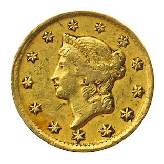 U.S. 1849-D GOLD $1.00 COIN