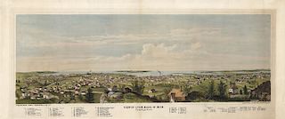 View of Lynn, Mass. in 1849 From High Rock