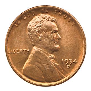 U.S. 1934-D 1C COINS