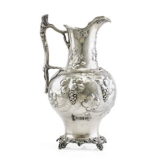 J.C. MOORE STERLING SILVER PITCHER