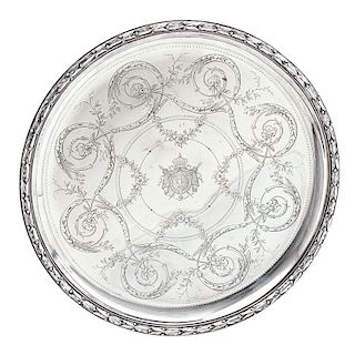CHRISTOFLE SILVER PLATED SALVER