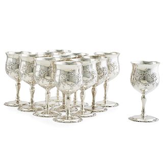 REED & BARTON STERLING SILVER GOBLETS