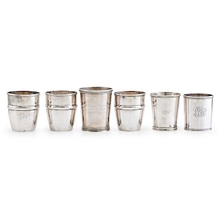 STERLING SILVER BEAKERS OF SOUTHERN INTEREST