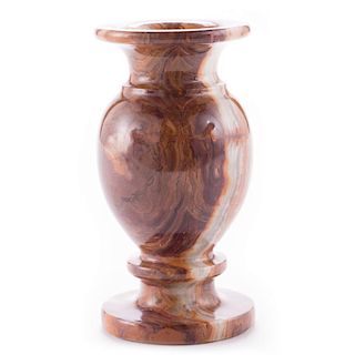 Polished stone vase.
