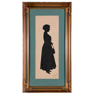 Early 20th century silhouette.