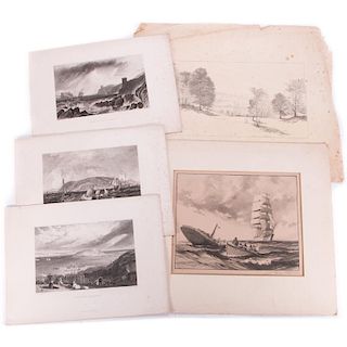 Five 19th century prints.