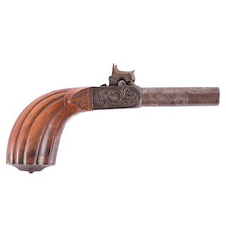 A mid 19th century double barreled derringer