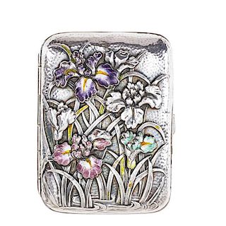 CHINESE EXPORT SILVER CIGARETTE CASE