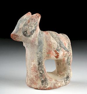 Mesopotamian Painted Pottery Donkey