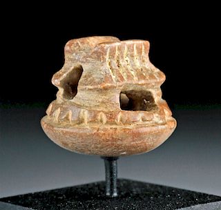 Chavin Miniature Stone Bead of Temple Structure