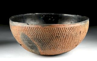 Anasazi Mogollon Corrugated Pottery Bowl