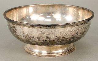 S. Kirk sterling silver footed bowl.  dia. 9 1/4 in., 22 t oz.