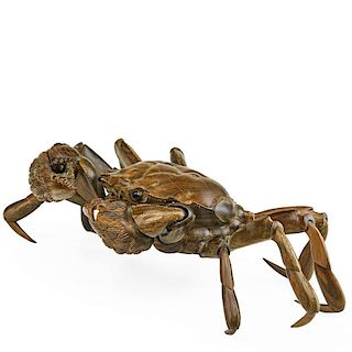 JAPANESE ARTICULATED WOOD CRAB