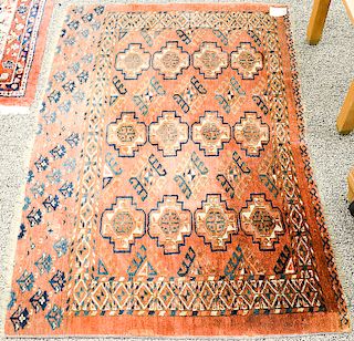 Bokhara Oriental throw rug.  3' x 4'3"