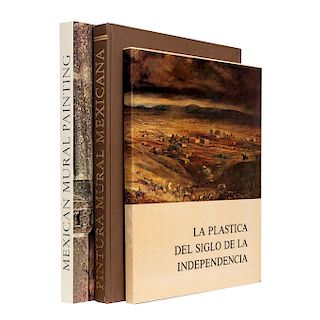 Ramírez, Fausto / Pellicer, Carlos. La Plástica del Siglo de la Independencia / La Pintura Mural de la Revolución...  Pzs: 3.